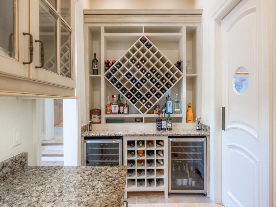 Scullery and wine storage