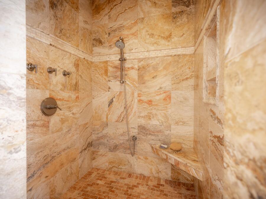 Primary bath shower